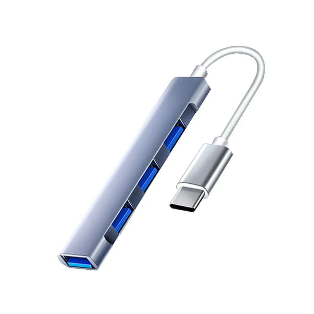 4 in 1 Type-C USB Hub Multiport Adapter USB Expander Splitter Converter Docking Station For Flash Drive Devices