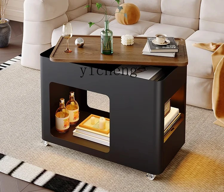 

ZYA light luxury high-end side table removable small apartment living room coffee table sofa side cabinet bedside small table
