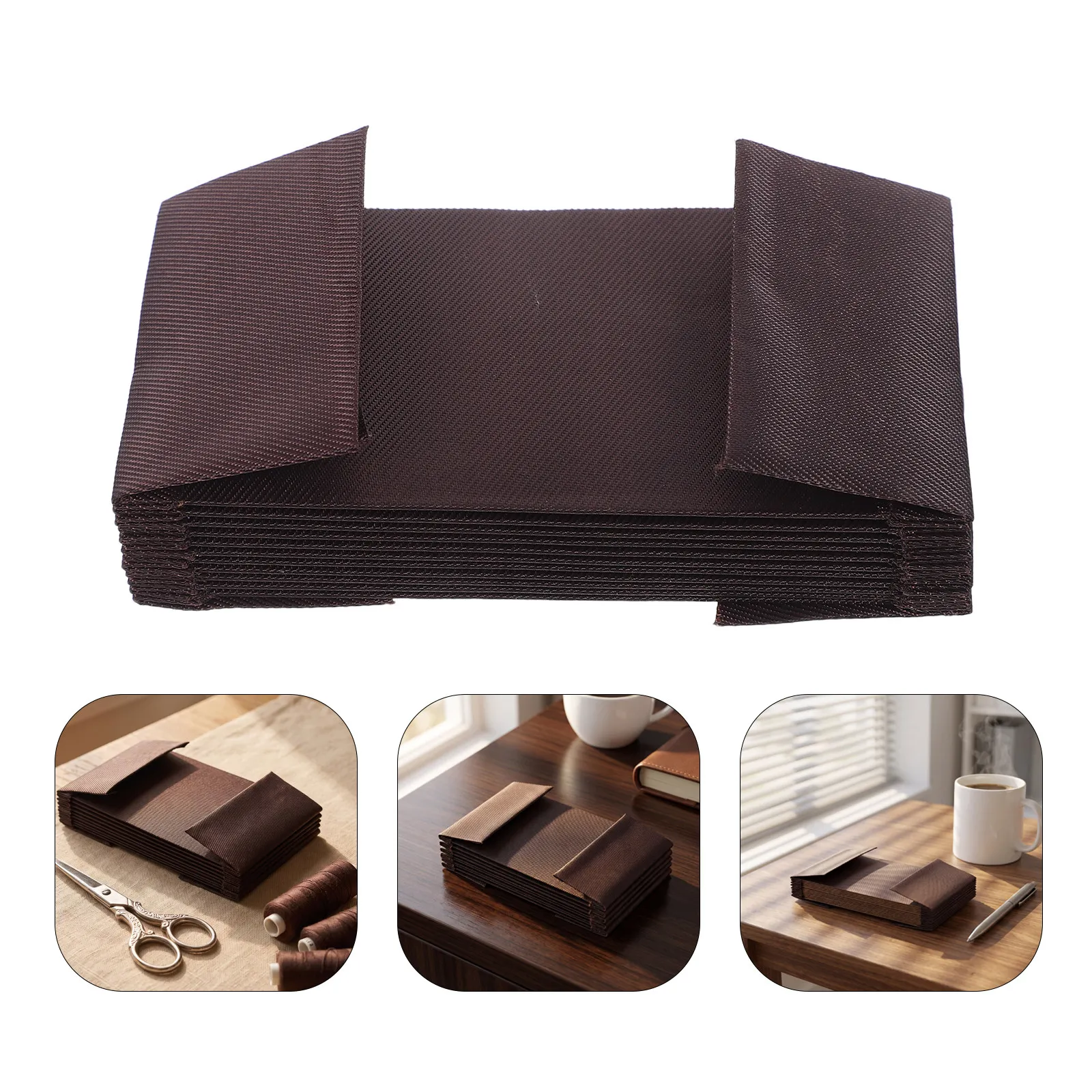 2Pcs Wallet Insert Credit Card Holder Replacement Accordion Multi Slot Polyester Card Organizer Liner Travel Essential Wallet