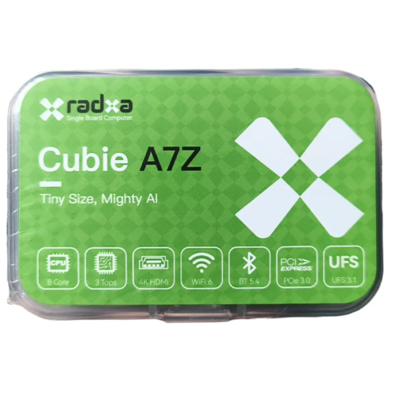 Radxa Cubie A7Z,Allwinner SoC with octa-core CPU, dual-screen display, and RISC-V Coprocessor,Single Board Computer