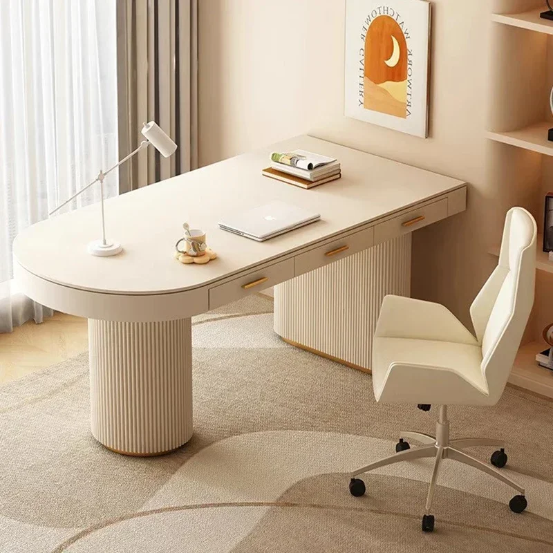 Display European Office Desk Professional Coffee Tables Workstation Computer Office Desk Princess Escritorio Trendy Furniture