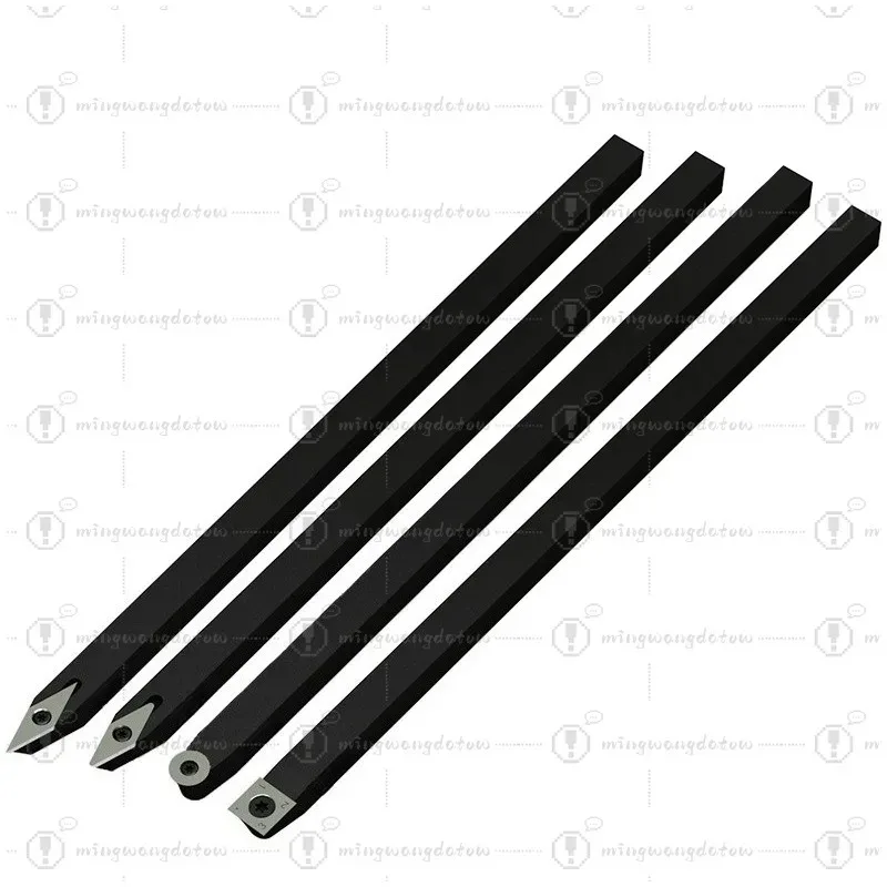 

Handheld Square Shank Wood Lathe Tool, Indexable Woodturning Round/Point/Parting Cutter for Profiling Roughing Cutting
