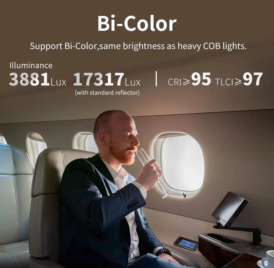 

2025 hot sale ZHIYUN Molus X100 100W COB LED Photography Lighting Outdoor Photo/Video Shooting Handheld Portable Pocket Light