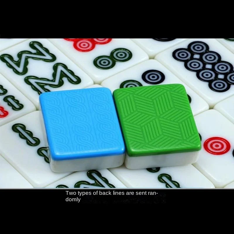 Mahjong chinês tradicional para entretenimento, clássico jogando o jogo, 144 PCs/Set, No.44