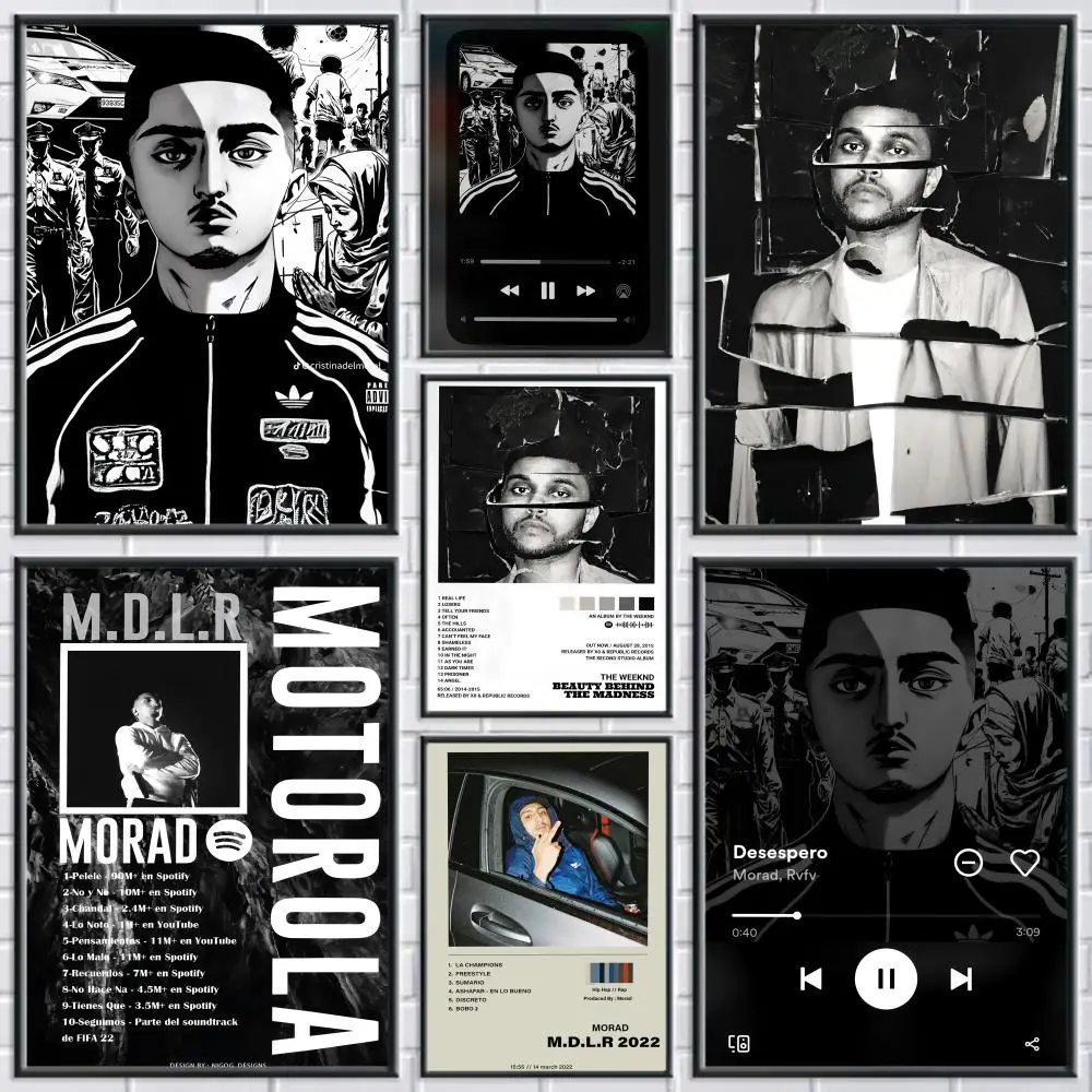 M-Morad M-MDLR Album Cover Poster Modern and Elegant Wall St
