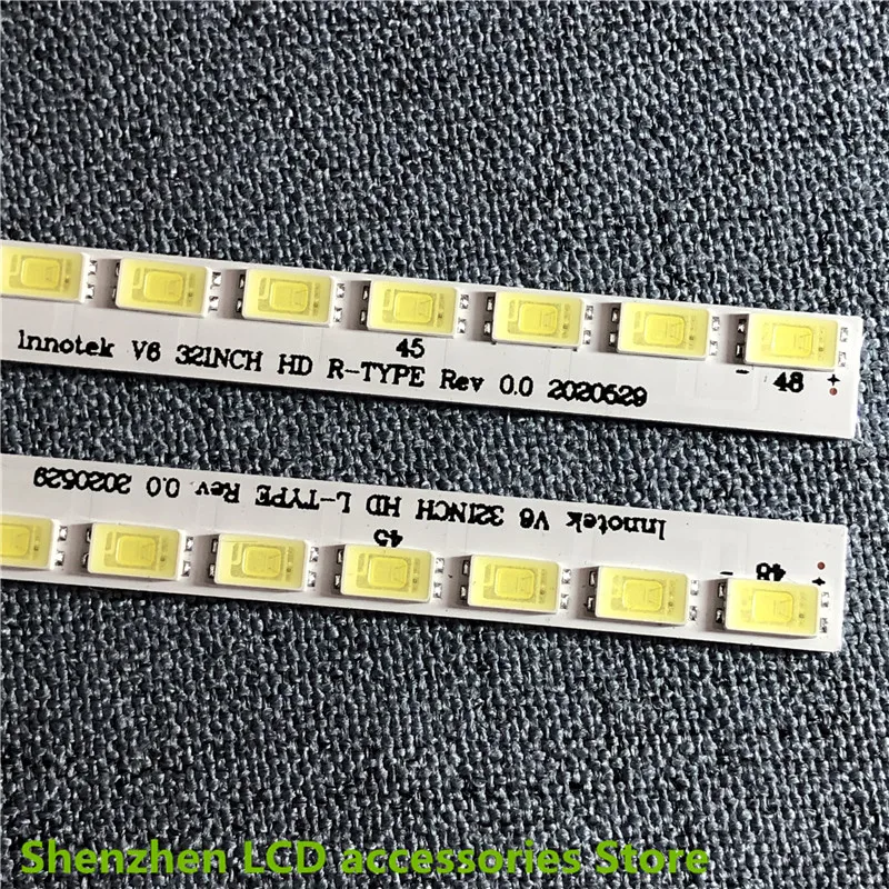 2 unids/lote para Skyworth 32E72RA 32E61HR LCD TV barra de retroiluminación 3660L-0386A 401 LC320EXN(SD)(A1) 48LED 358MM 100% nuevo