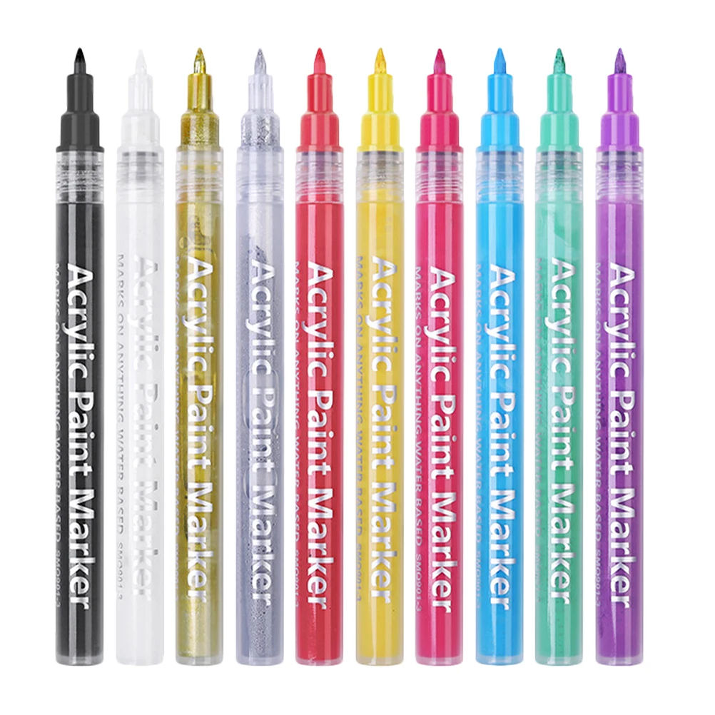 

10 Pcs Nail Tools for Art Pen Design Drawing Manicure Painting DIY Graffiti