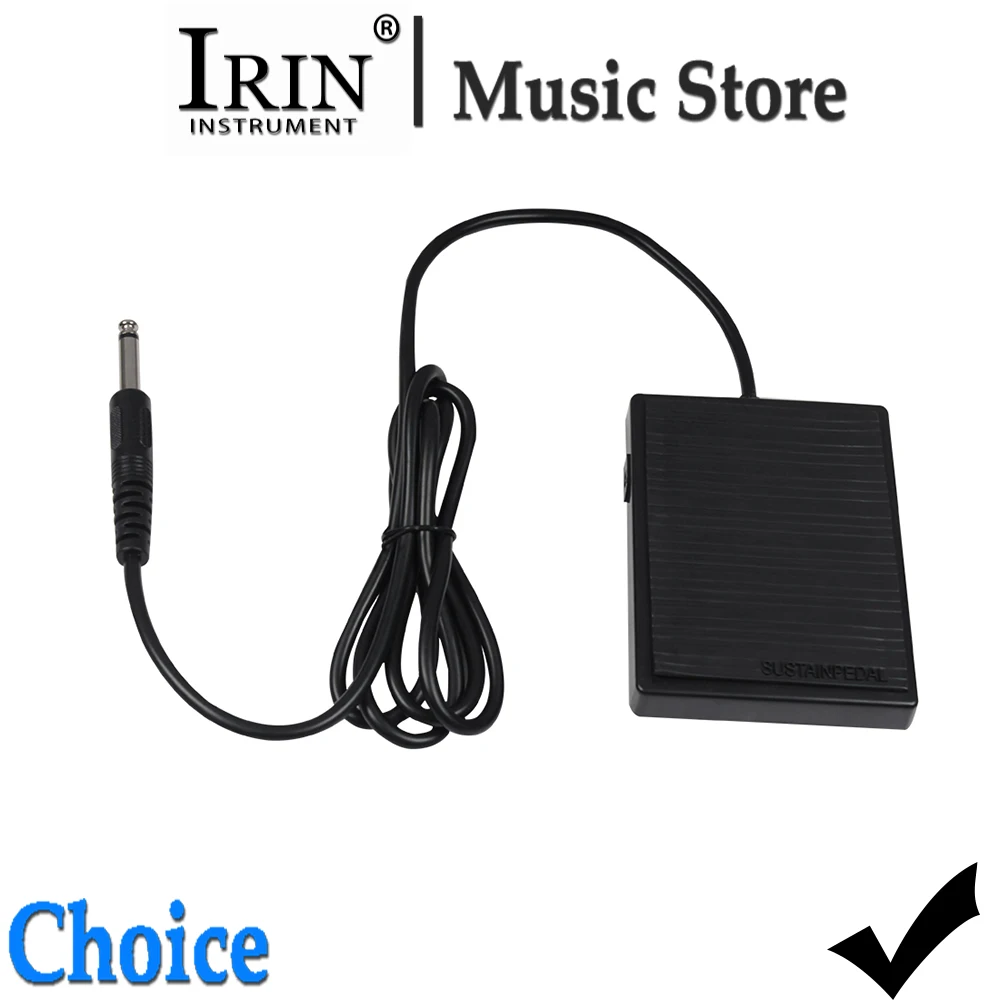 IRIN Piano Sustain Pedal Electronic Piano Sustain Damper Pedal Black ABS Pro Keyboard Instrument Parts & Accessories Piano Pedal
