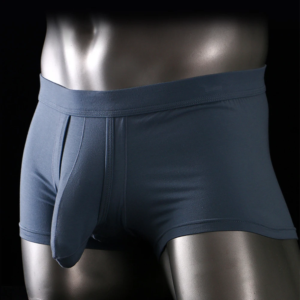 

Mens Elephant Noseshorts Beachwear Underwear Separate Ball Pouch Breathable Comfort Sport Pouch Trunks Shorts