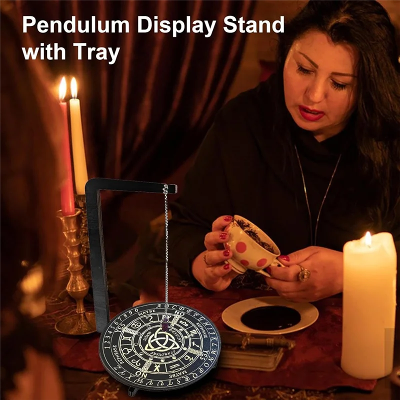 

Pendulum Display Stand, Ornament Stones Rocks Pendulum Holder, Jewelry Crystal Display Stand, For Reading Setup