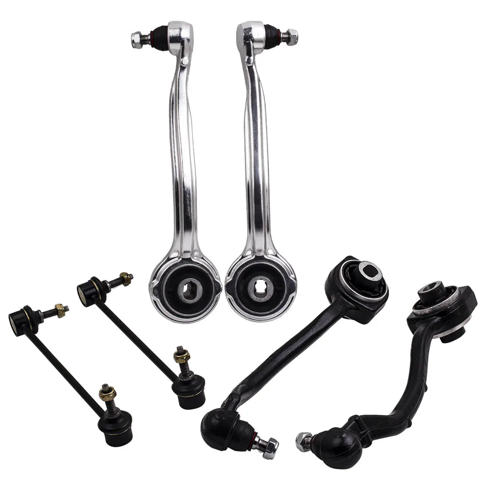 Front Control Arms & Sway Bar Links with Ball Joints for Mercedes Benz CLK320