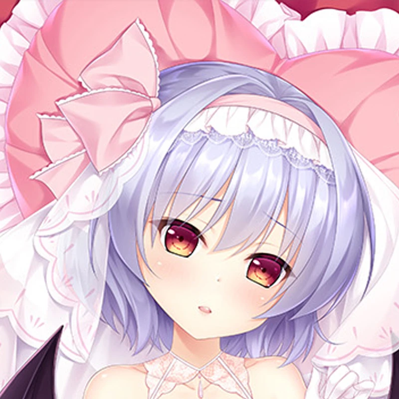 Dakimakura Anime Custom Remilia Scarlet Pillow Cover Double-sided Print 2WAY Life-size Pillowcase Gifts