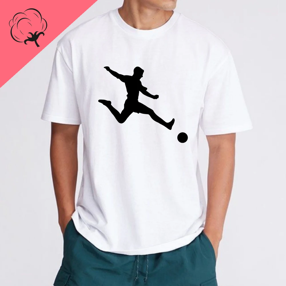 Football Fan Tops Graphic T Shirts Futebol Boys Girls 100% Cotton T-shirt Sportswear Funny Gifts Y2k T-shirts for Men Clothing