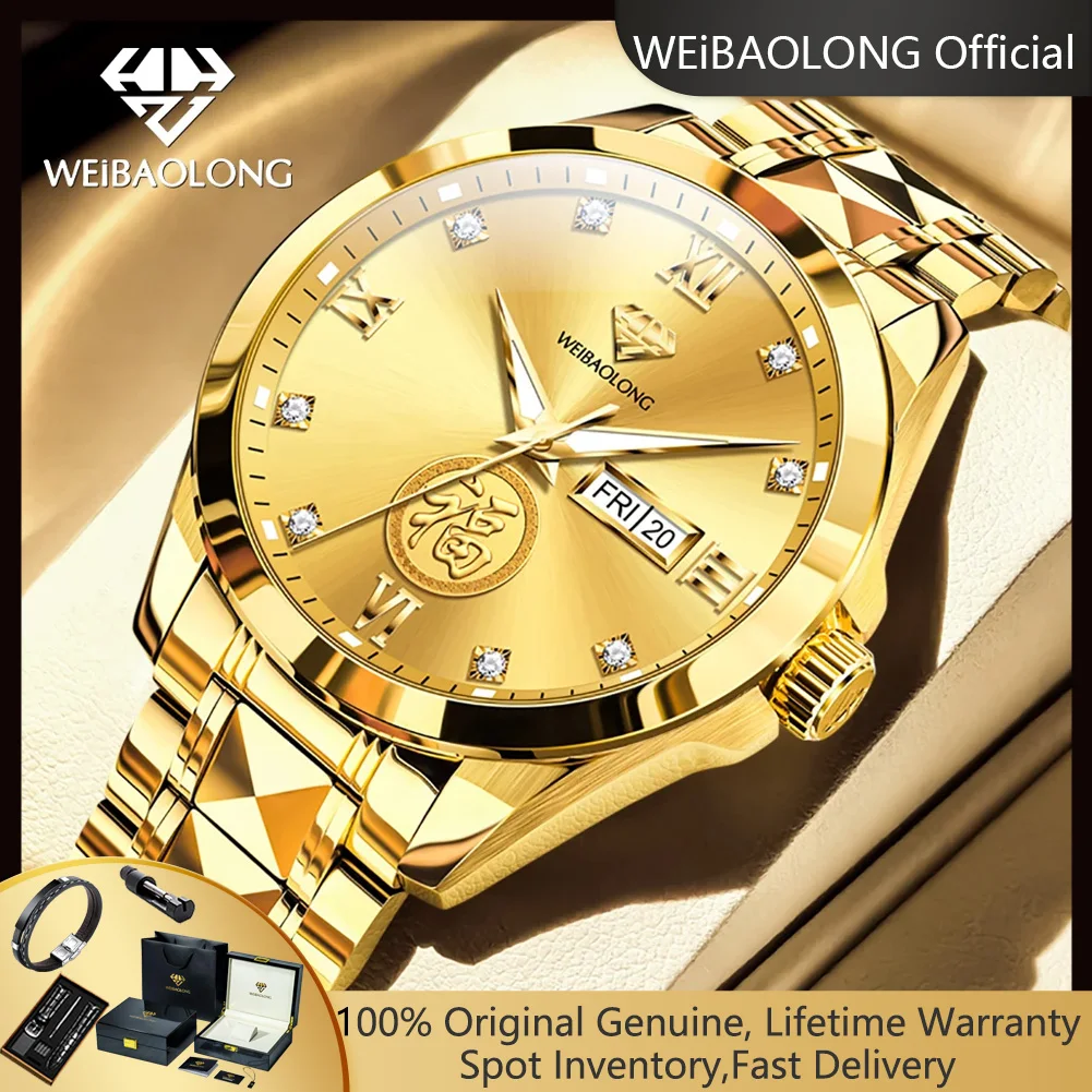 WEiBAOLONG 3805 Genuine Diamond Men's Watches Japan Automatic Mechanical Watch for Man High-end Luxury Limited-Edition Man Watch