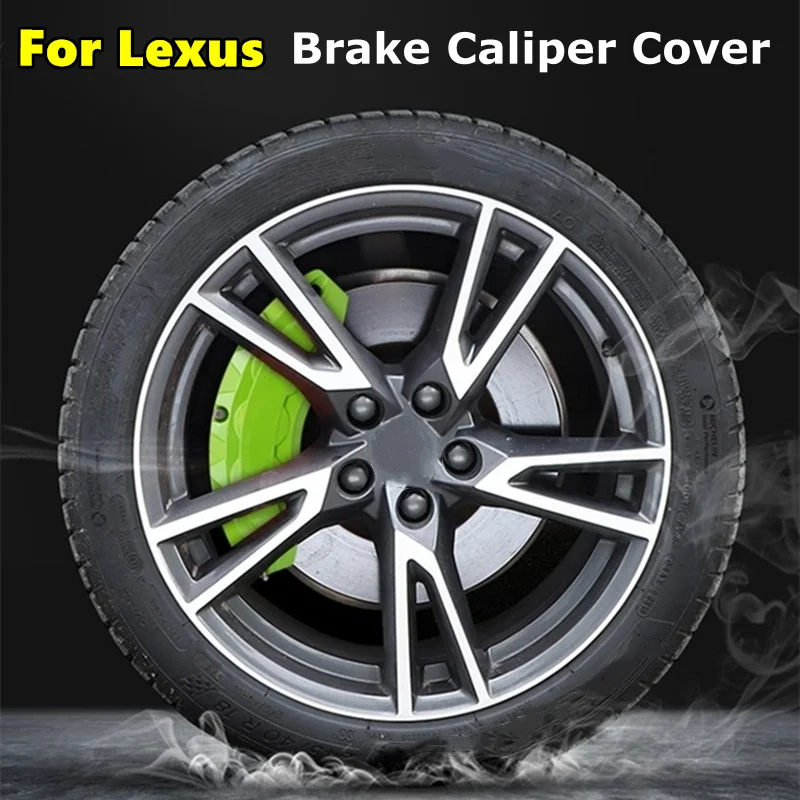 For LEXUS Car Brake Caliper Cover Aluminum Alloy Front Rear Exterior Kit Fit ES LS IS CT GS UX NX RZ GX RX LX LM LC RC F SC LFA