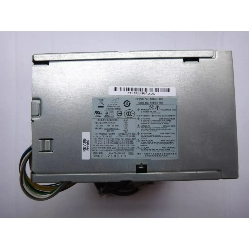 

Для блока питания HP D10-320P2A 8280 6280 8300 8200 8100 6080 6200 320 Вт (код магазина: 0174)