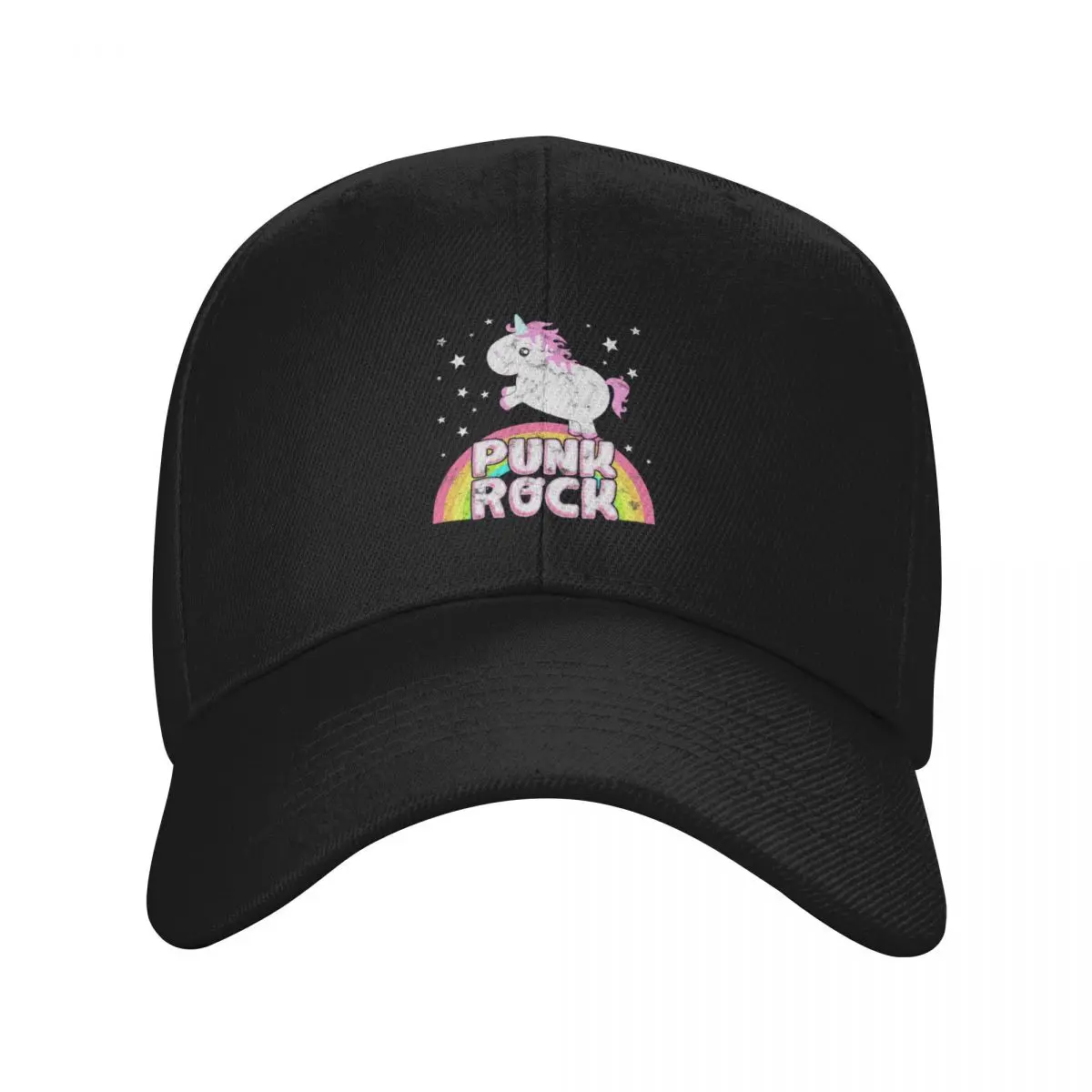 Funny Ironic Cool Unicorn Punk Rock Music Tee Festival Shirt Baseball Cap Designer Hat Hood Bobble Hat Women's Men's