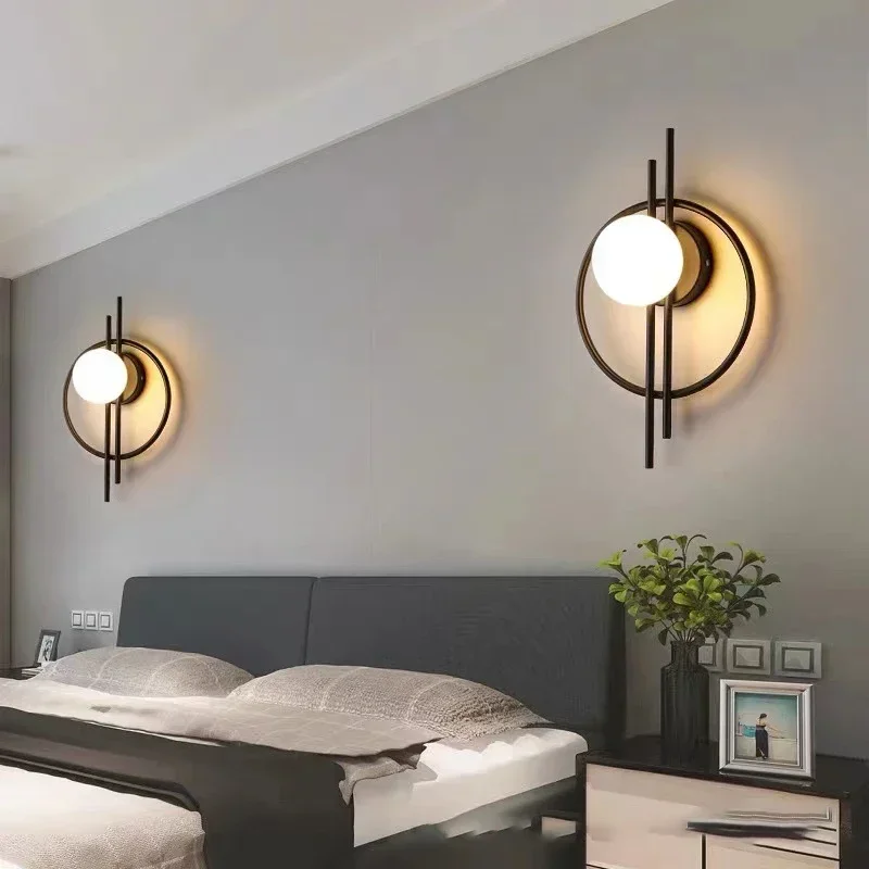 Moderne LED Wandkandelaar Lamp Voor Woonkamer Eetkamer Slaapkamer Nachtkastje TV Achtergrond Gangpad Woondecoratie Verlichtingsarmatuur Glans