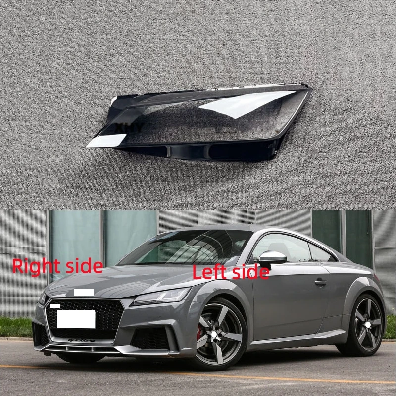 لأودي TT 2015 2016 2017 2018 2019 سيارة العلوي قذيفة غطاء المصباح كشافات عدسة المصباح الزجاج السيارات قذيفة