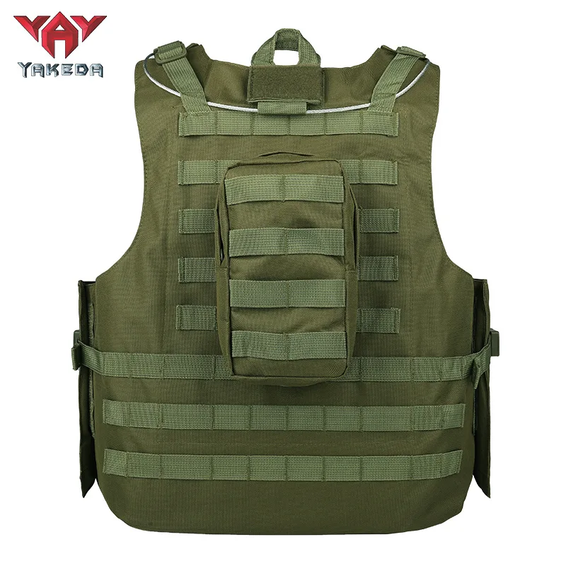 YAKEDA Multifunctional Outdoor Tactical Amphibious Vest Tactical Vest CS Camouflage Equipment Training Clothing Hunting Vest