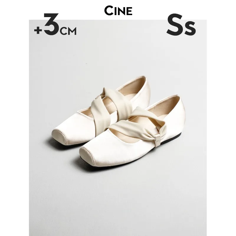 Baotou Half Slippers Women Summer Outside Wear French Square Toe Single Shoes Breathable Mary Jane Shoes