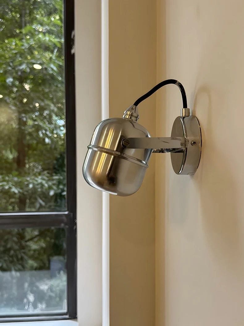 Little One Wall Light Chrome Metal Warm 3000K Rotatable