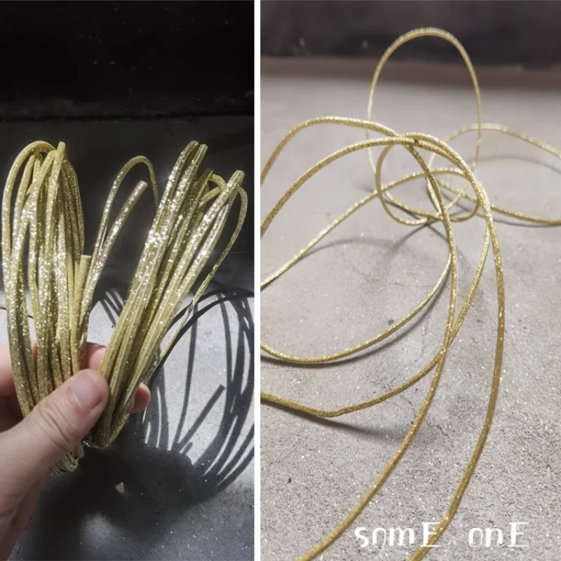 Gold Silver Rope DIY Craft Supplies For Bags Stage Clothes Decor Arts Creative Designer Accessories Materials