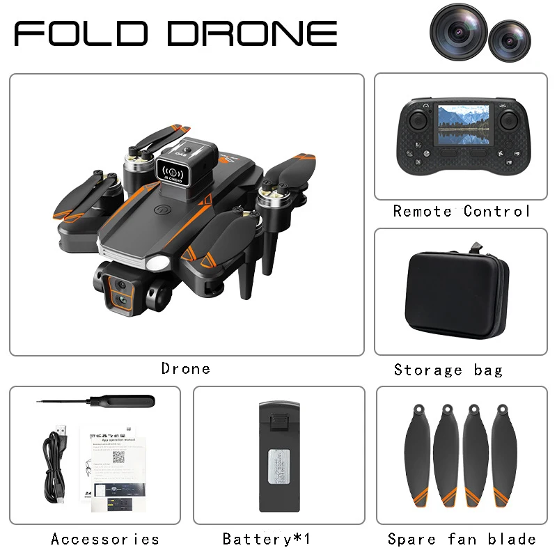 New drone long endurance high-definition aerial photography brushless motor quadcopter obstacle avoidance remote control toy