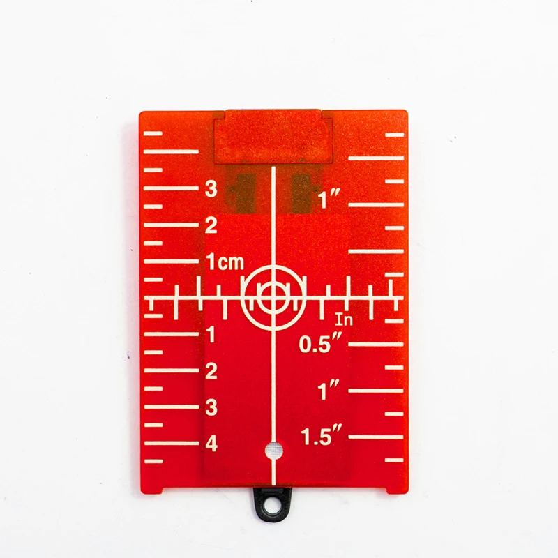 Laser Target Card Plate Reflective Magnetic Board For Green/Red Laser Level 10cmx7.5cm Line Lasers Leveling Board Tool Accessory