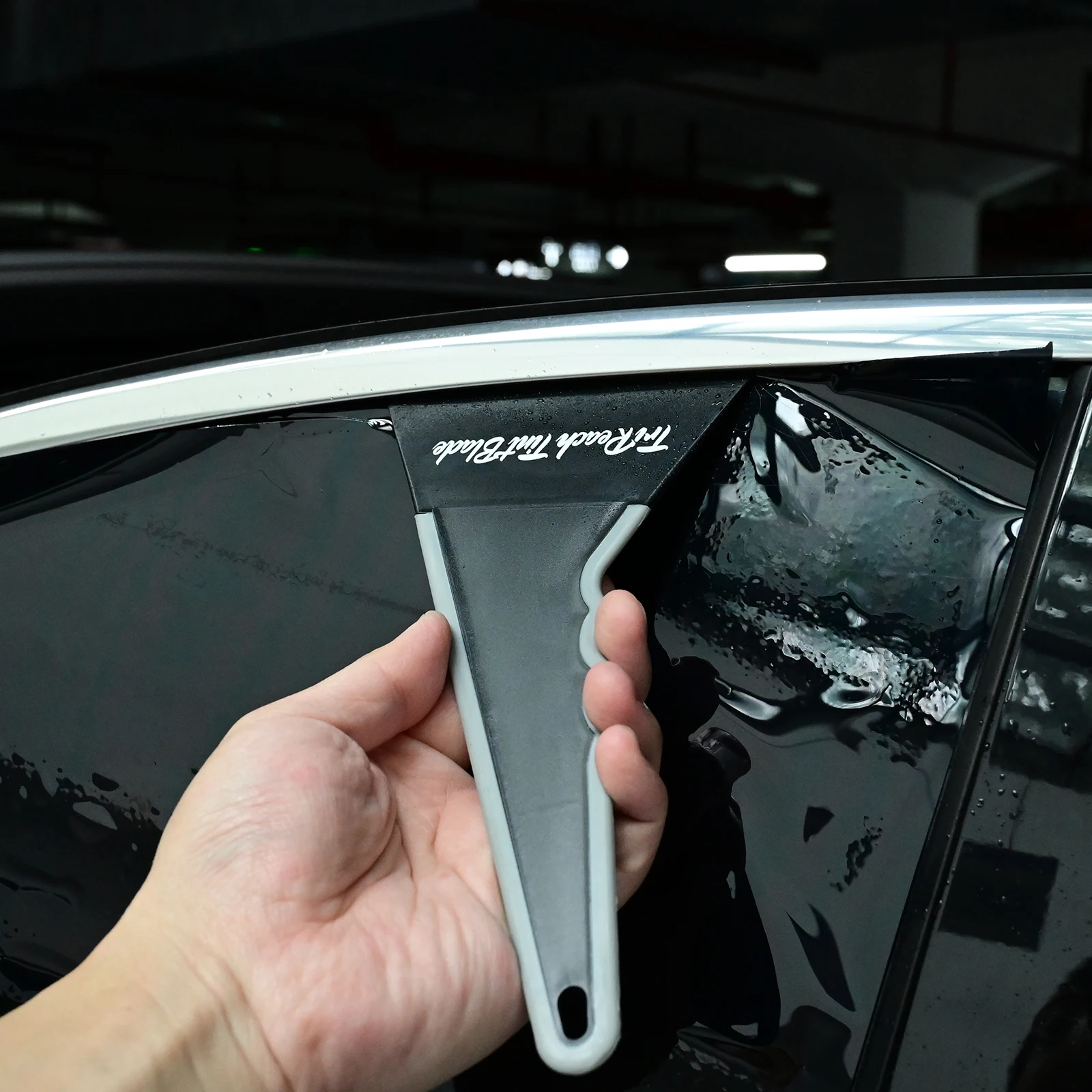 EHDIS 5pcs Triangular Plastic Squeegee Thin Edge Tucking Scraper Car Window Film Sticker Install Wrapping Vinyl Application Tool