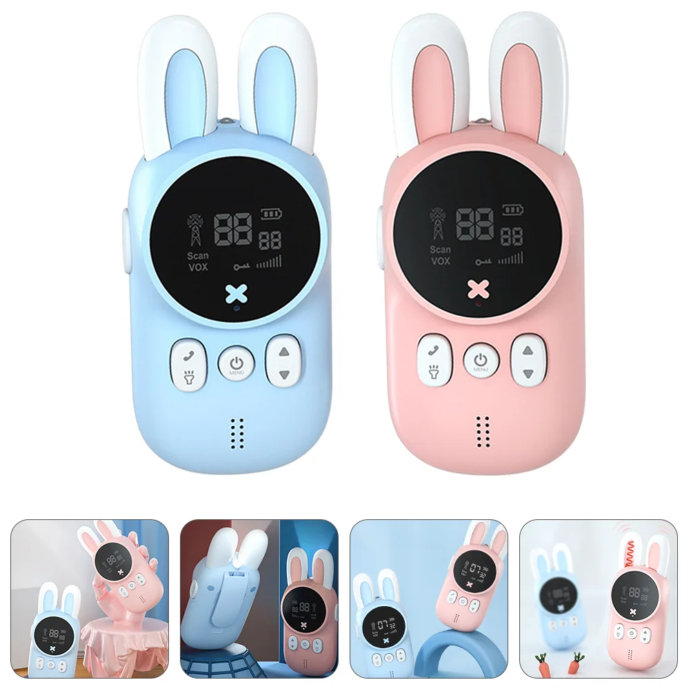 Bunny Walkie- Low Emission Interphone for Kids Clear Talkies Plastic Toys