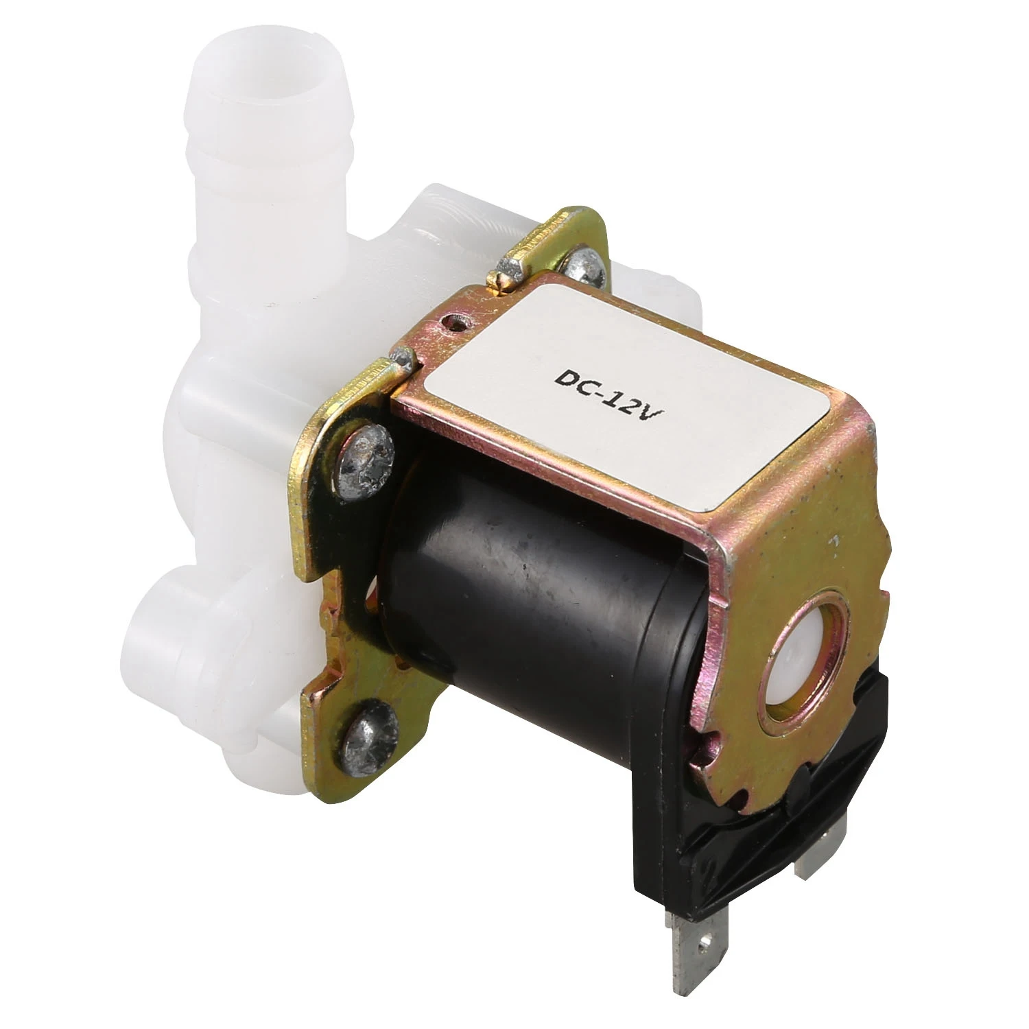 Электромагнитный клапан AS60-3/8Inch 12VDC Hose Barb Electric Solenoid Valve Plastic Body 12-Volt DC For Automatic Faucets Drinking Fountains-No Pressur Пневматика — деталь 3