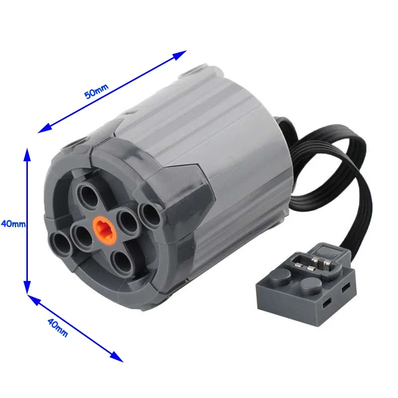 2 uds XL funciones de potencia del Motor tecnología MOC bloques PF Motor de velocidad Compatible con Legoeds 8882