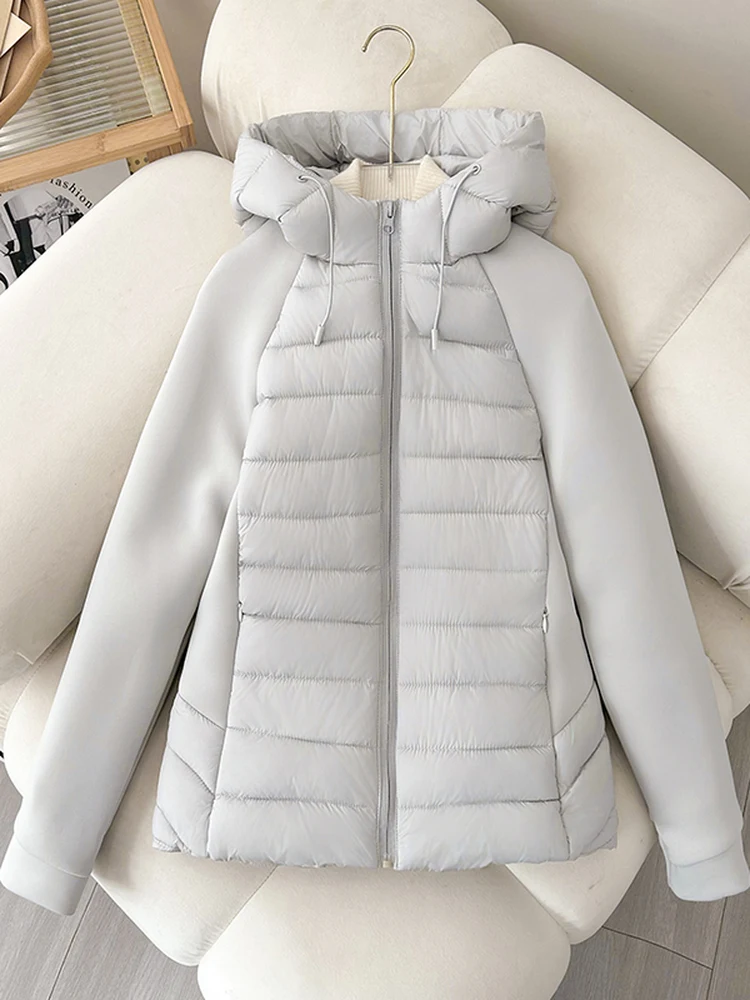 Slimming Versatile Lightweight Fashionable down Cotton Jacket Women's Casual Short Style Small Cotton Coat Cotton Clothes