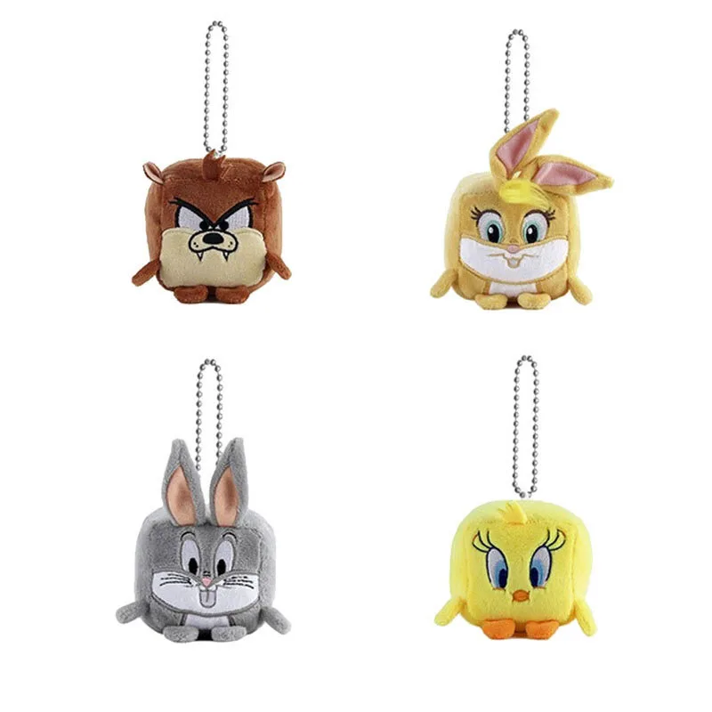 Nuevo y Popular Llavero de Peluche de Bugs Bunny de Looney Tunes de 7 cm, Colgante de Tweety Bird, Llavero de Lola Bunny, Juguete de Anime, Regalo