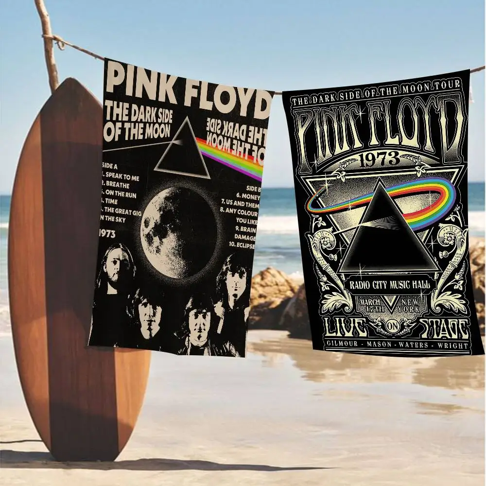 Band P-Pinks F-Floyds Microfiber Blanket Quick Drying Beach Towels Oversized Printing Super Absorbent Pool Towel Blanket