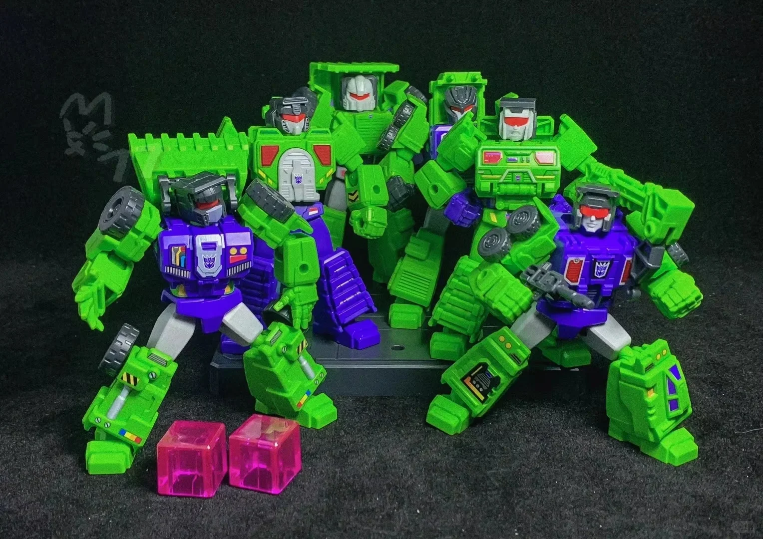 Blokees Transformers Galaxy versie 234 Constructicons Series Graven Tiger Team Action Figure Standbeeld Model Collecties Geschenken