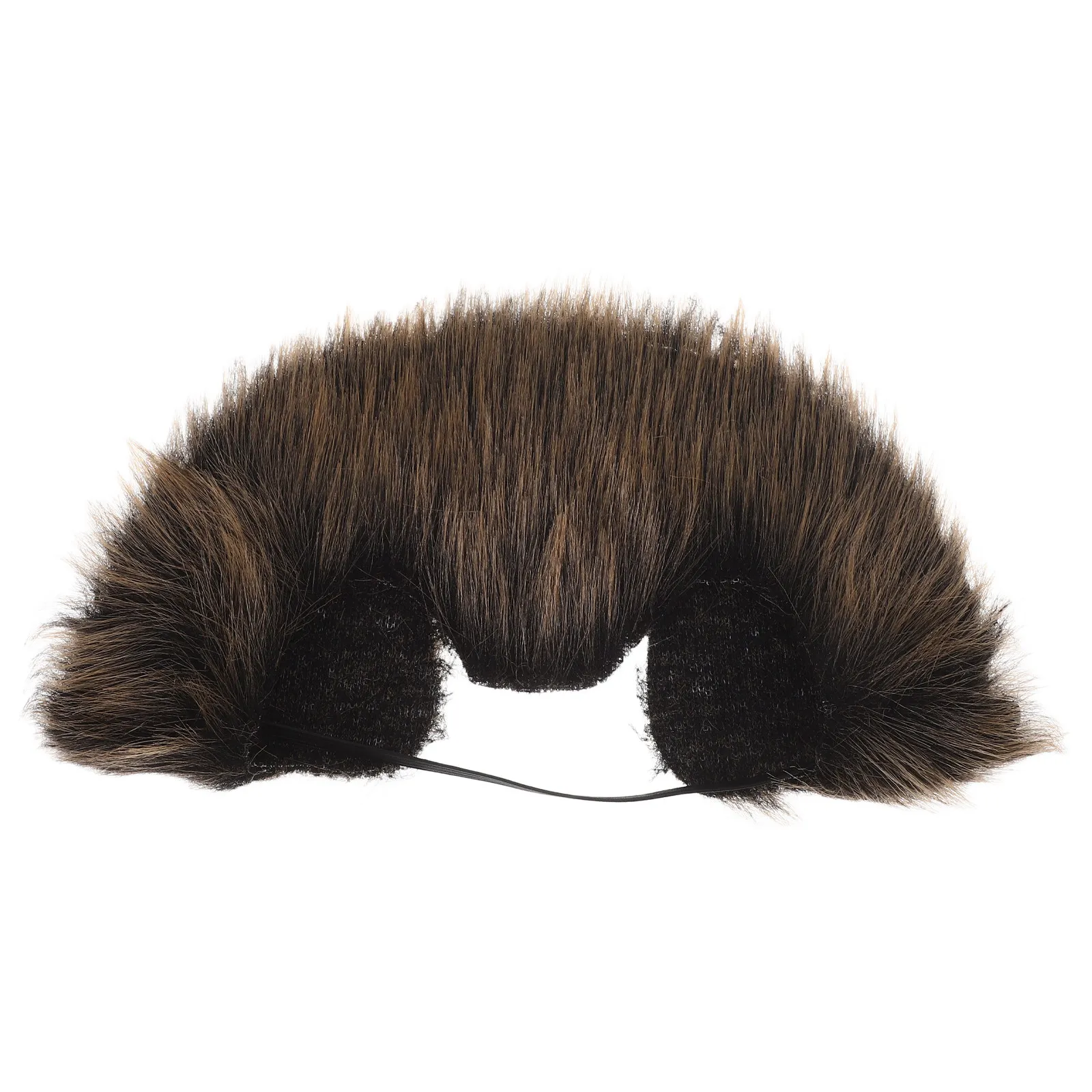 Costume Beard for Men and Mustache Cosplay Beards Adults Artificial Monkey Facial Hair Brown