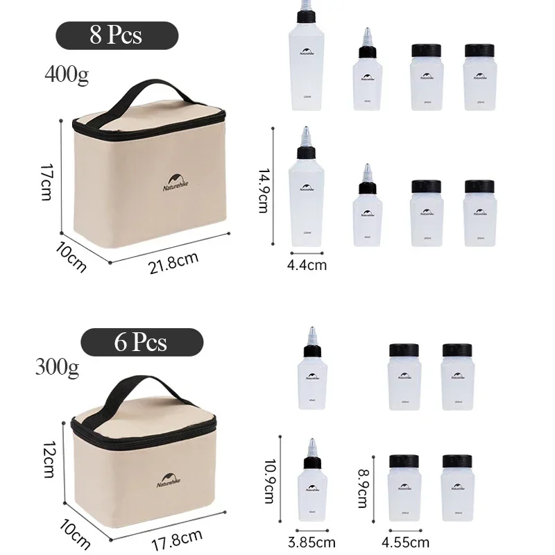 Portable Camping Seasoning Storage Jar Set 5