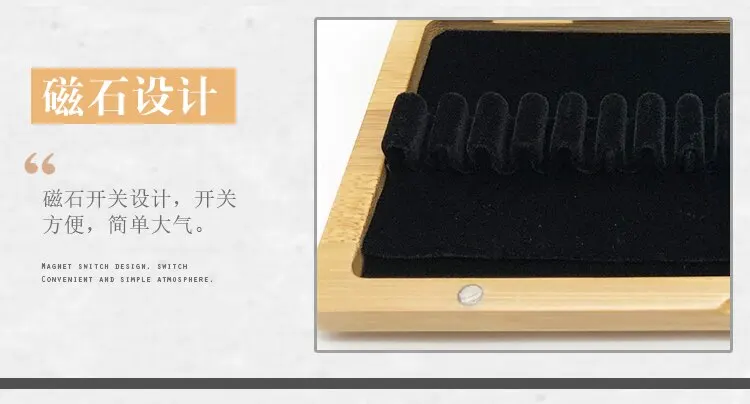 Bamboo Oboe Reed Case 3/6/10/20 Slots Wooden Portable Reed Organizer for Double Reed Accessories