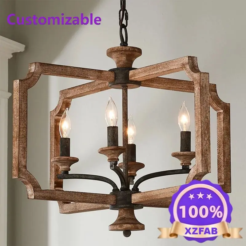 Factory Direct 2026 American Country Ambrose Lantern Chandelier Personality Homestay Bedroom Room Restaurant Entry Light Retro