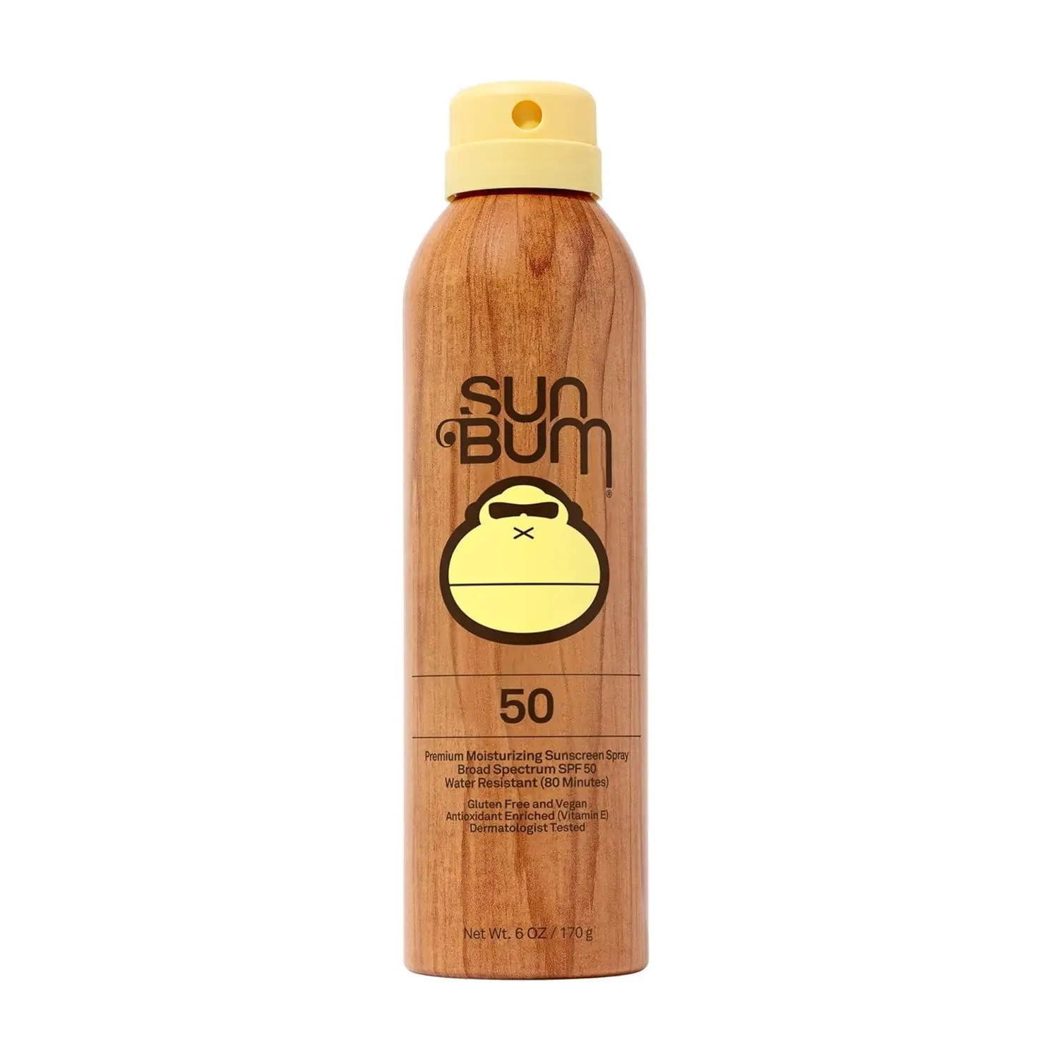 

SPF 50 Sunscreen Body Spray - Broad Spectrum Moisturizing with Vitamin E, Hawaii Compliant, Octinoxate & Oxybenzone Free - 6 oz