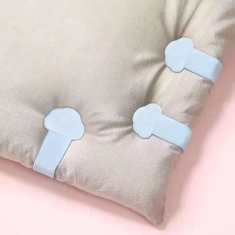 6pcs/set Bed Sheet Clips Quilt Bed Cover Grippers Children Non-slip Bed Sheet Holder Fixer Duvet Cover Clamps Blanket Fastener