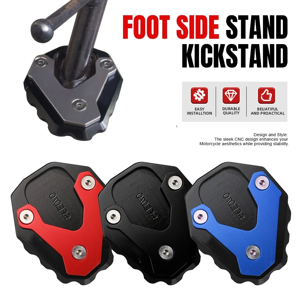 Kickstand Extender Foot Side Stand Extension Foot Pad Support Plate For HONDA CB500X CB 500X 2018 2019 2020 2021 2022 2023 2024