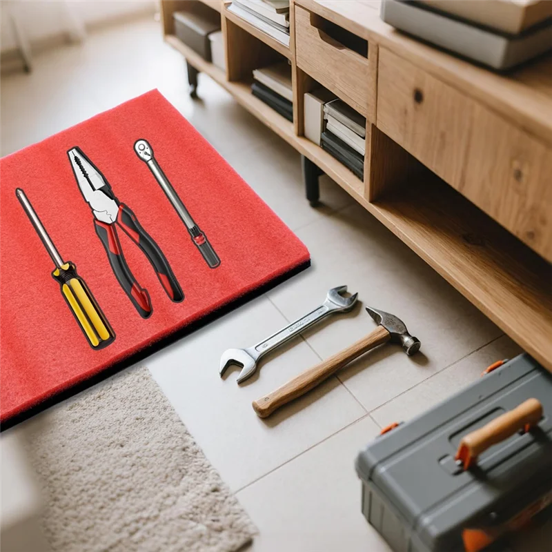 A84X-3 Set Foam Insert Tool Box Tools Organizer,Kaizen Sheets,Polyethylene Storage Sheets For Toolbox Hard Case US Plug