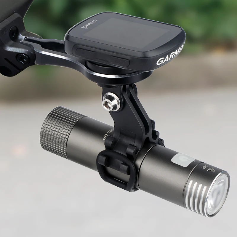 Computer Stand Fits Trek Bontrager Blendr BMC ICS Cervelo W/ Adaptor for Garmin Wahoo Bryton IGPSPORT GoPro Camera Headlight