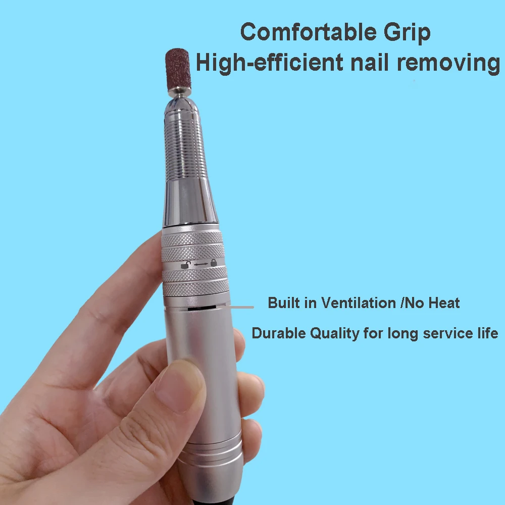 35000 دورة في الدقيقة آلة حفر الأظافر قابلة للشحن 4000 مللي أمبير مجموعة حفر مانيكير لجل طلاء الأظافر ساندر مسمار أداة صالون المنزل #2