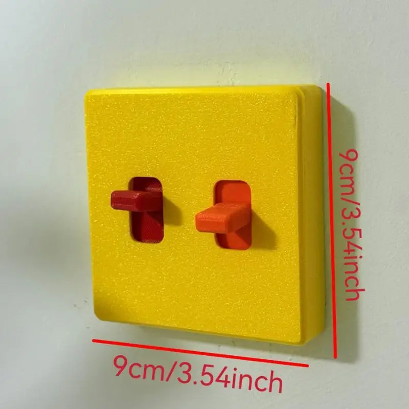 Panel decorativo para interruptor 86 impreso en 3D, placa de interruptor de pared con estética dopaminera duradera para decoración del hogar DIY