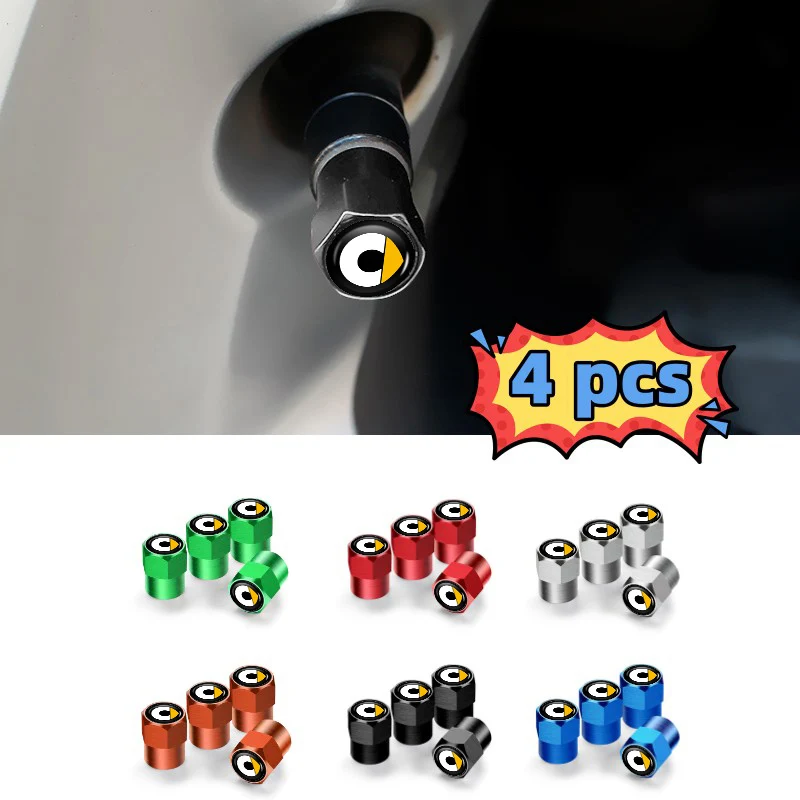 Car Tire Valve Cap Aluminum Tire Wheel Stem Cover Dust Proof For Smart Fortwo Forfour 451 453 450 452 454 Roadster Coupe