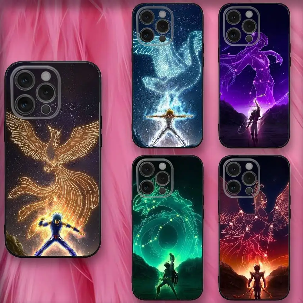 

TV Saints S-Seiyas K-Knight Phone Case For iPhone 16,se4,15,14,13,12,11,Pro,X,XS,Max,XR,Plus,Mini Soft Black Cover
